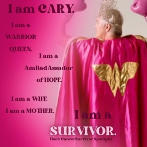Since 2019, Cary has been known as The Warrior Queen